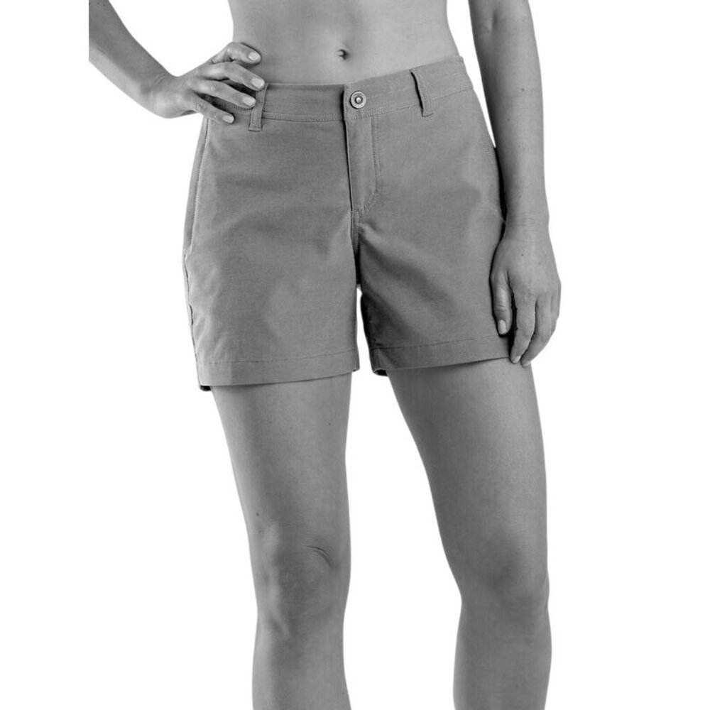 NWT Title Nine Kuhl Indestructible 2.0 Hiking Shorts 4.5" Women’s 10 Gray MSRP$7 - Picture 2 of 11